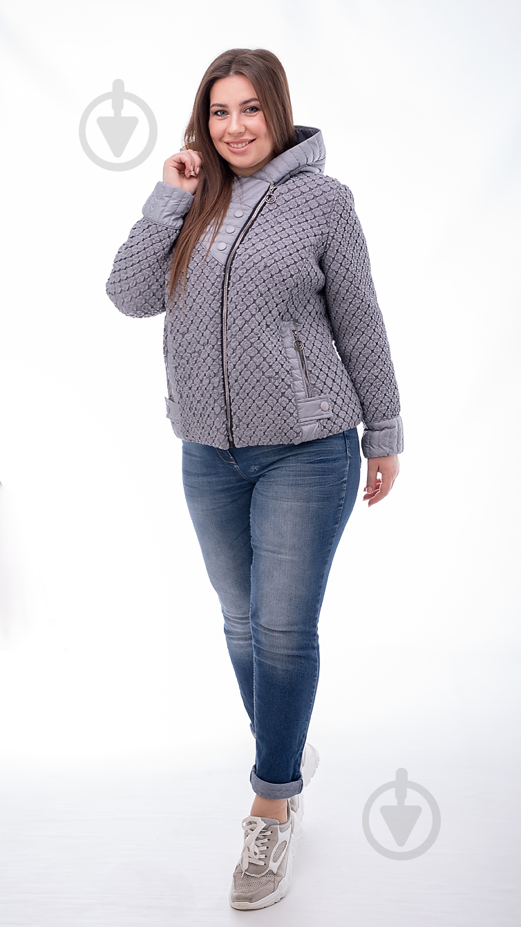 Куртка женская зимняя Adonis РИММА V20-418/Y-2 р.2XL серая - фото 3 Куртка женская зимняя Adonis РИММА V20-418/Y-2 р.2XL серая - фото 3