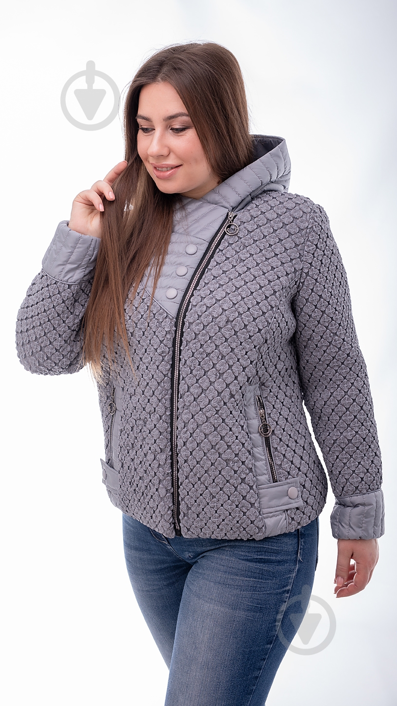 Куртка женская зимняя Adonis РИММА V20-418/Y-2 р.2XL серая - фото 5 Куртка женская зимняя Adonis РИММА V20-418/Y-2 р.2XL серая - фото 5