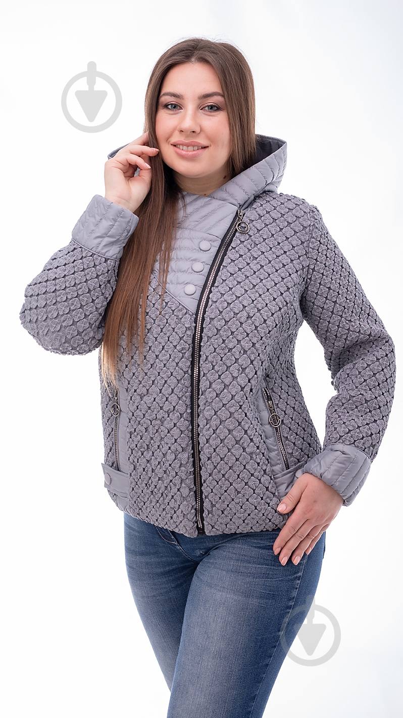 Куртка женская зимняя Adonis РИММА V20-418/Y-2 р.2XL серая - фото 2 Куртка женская зимняя Adonis РИММА V20-418/Y-2 р.2XL серая - фото 2