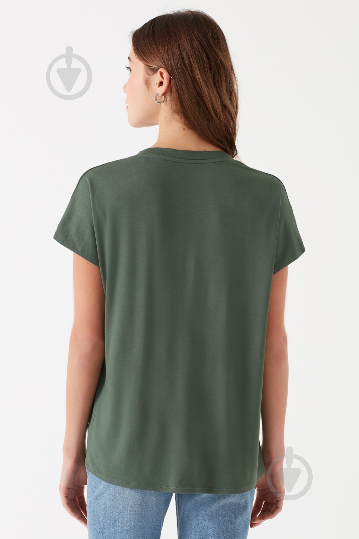 Футболка Mavi BASIC V NECK TOP 167714-30730 р.XS зеленый - фото 2