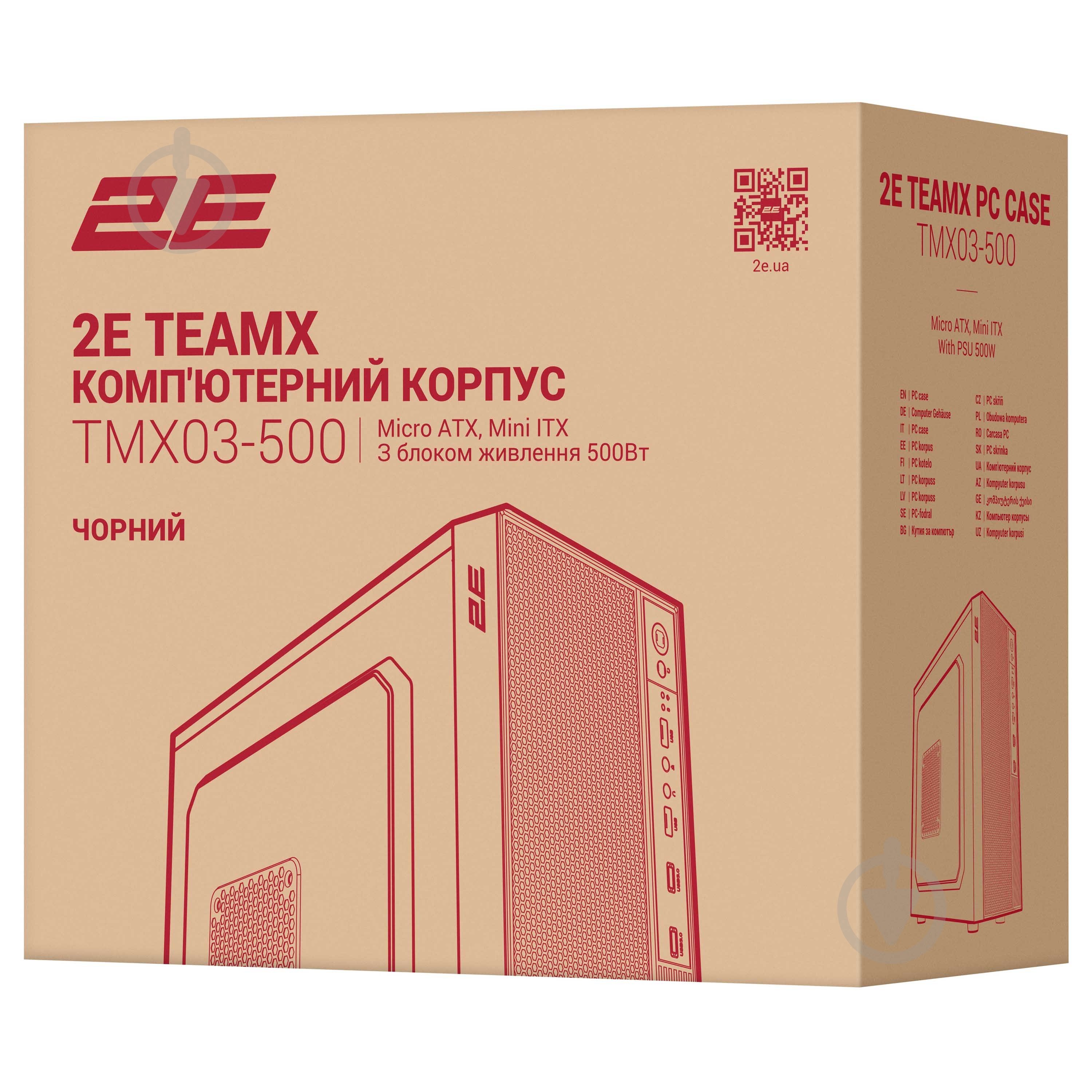 Корпус 2E TeamX TMX03 black - фото 12