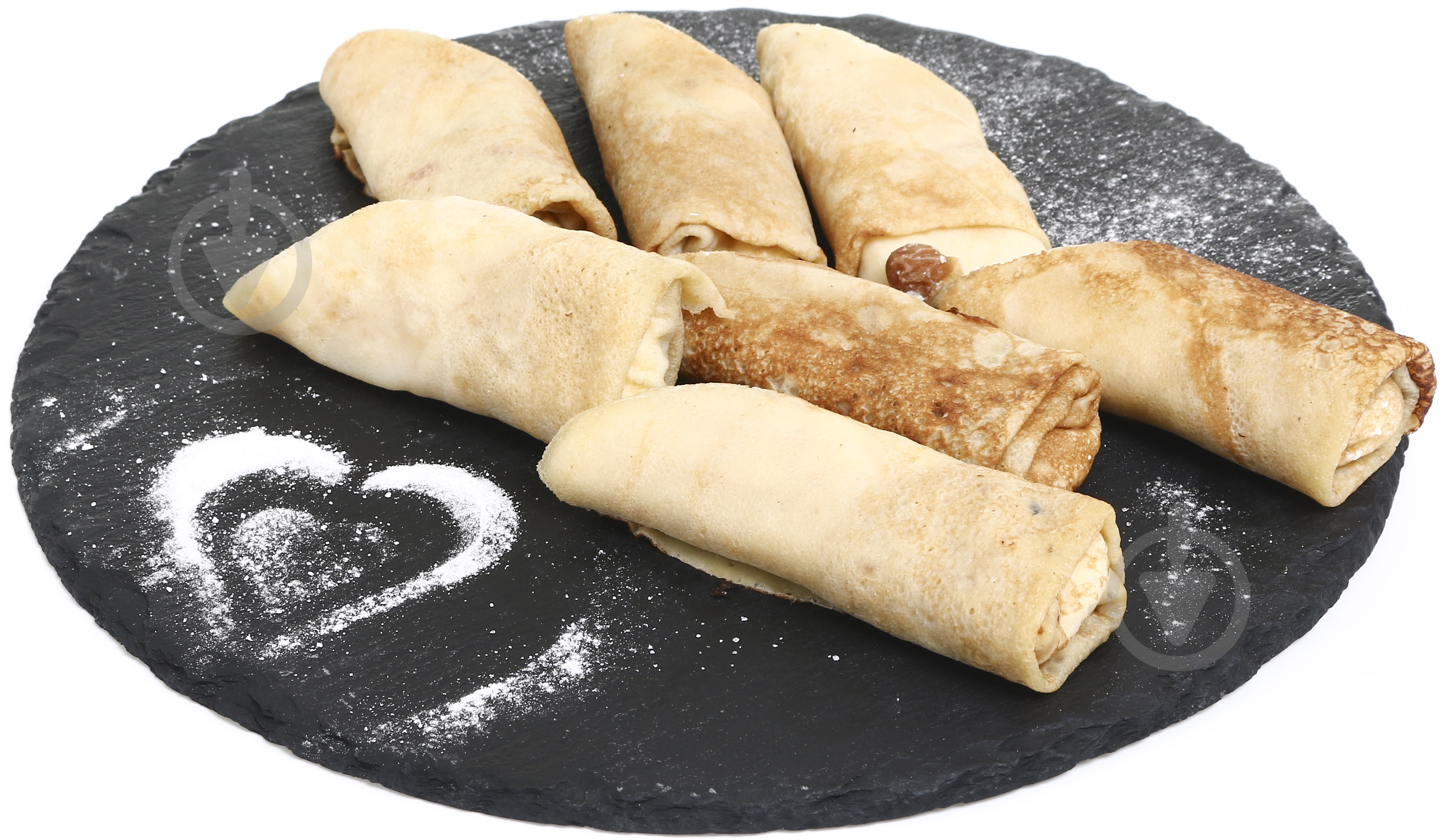 Блины с сыром и изюмом - фото 1