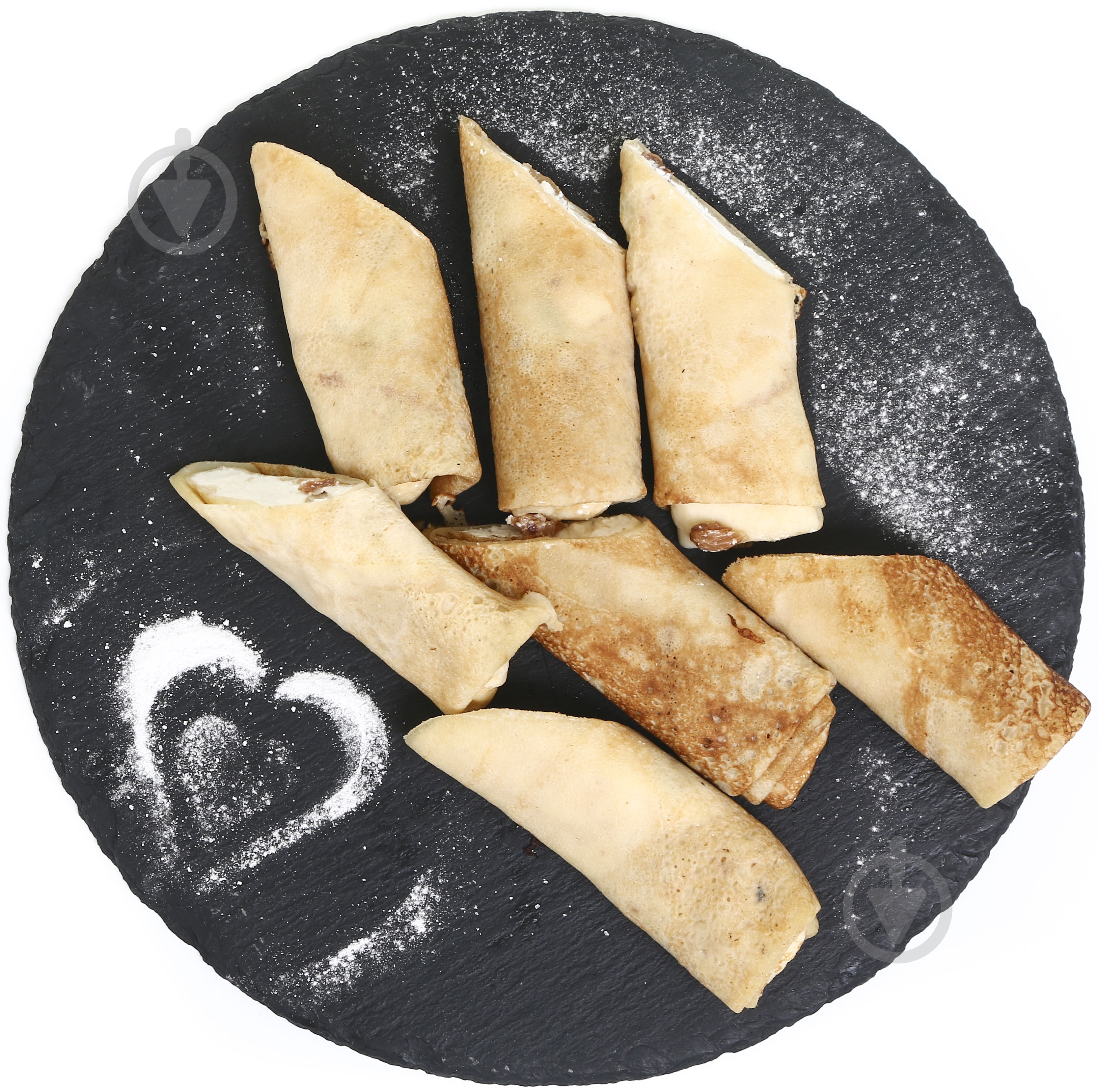 Блины с сыром и изюмом - фото 2