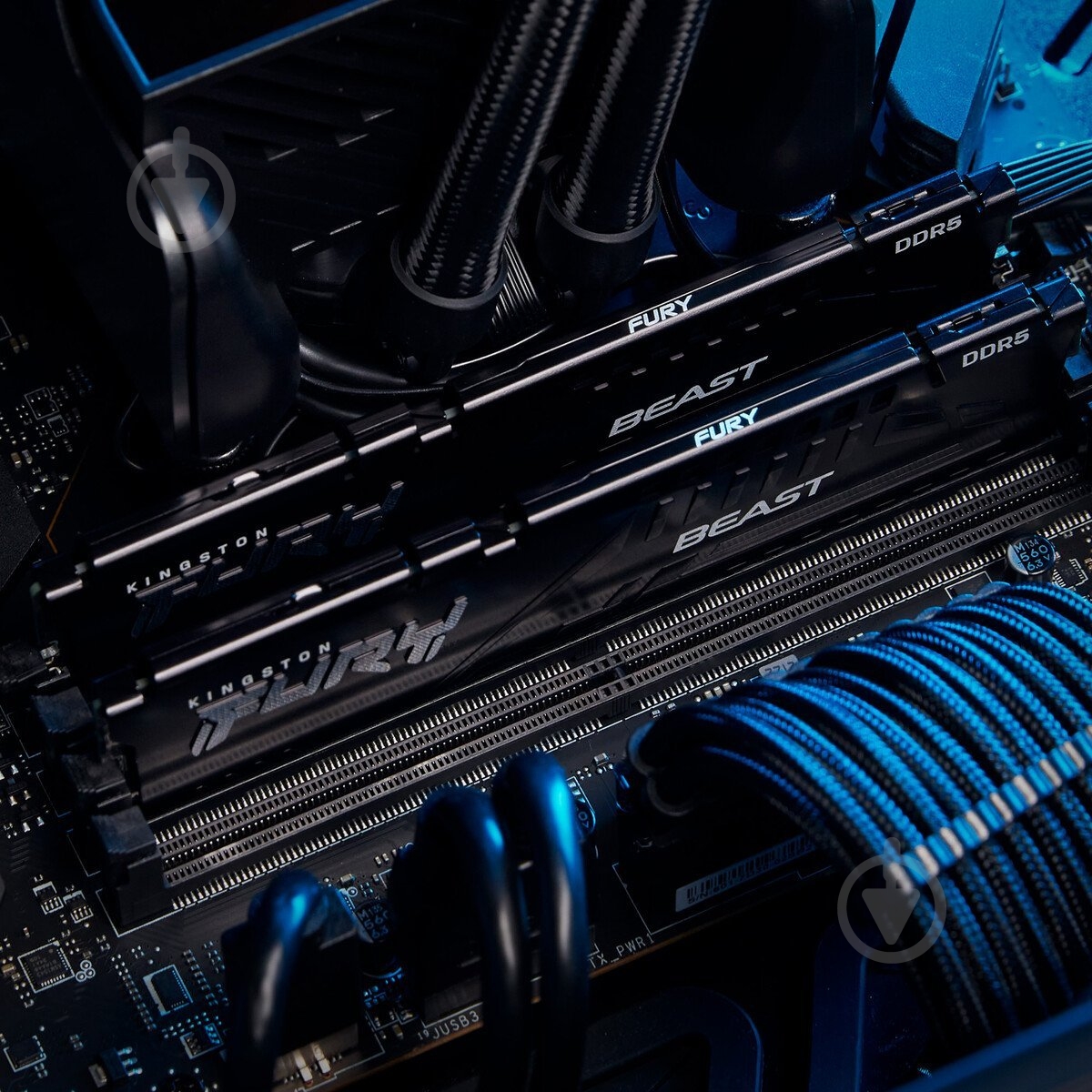 Оперативна пам'ять Kingston DDR5 SDRAM 32 GB (2x16GB) 6000 MHz (KF560C30BBEK2-32) Fury Beast - фото 5