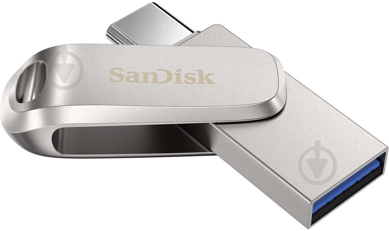 Флешпам'ять USB SanDisk Ultra Dual Drive Luxe 32 ГБ USB Type-C silver (SDDDC4-032G-G46) - фото 5 Флешпам'ять USB SanDisk Ultra Dual Drive Luxe 32 ГБ USB Type-C silver (SDDDC4-032G-G46) - фото 5