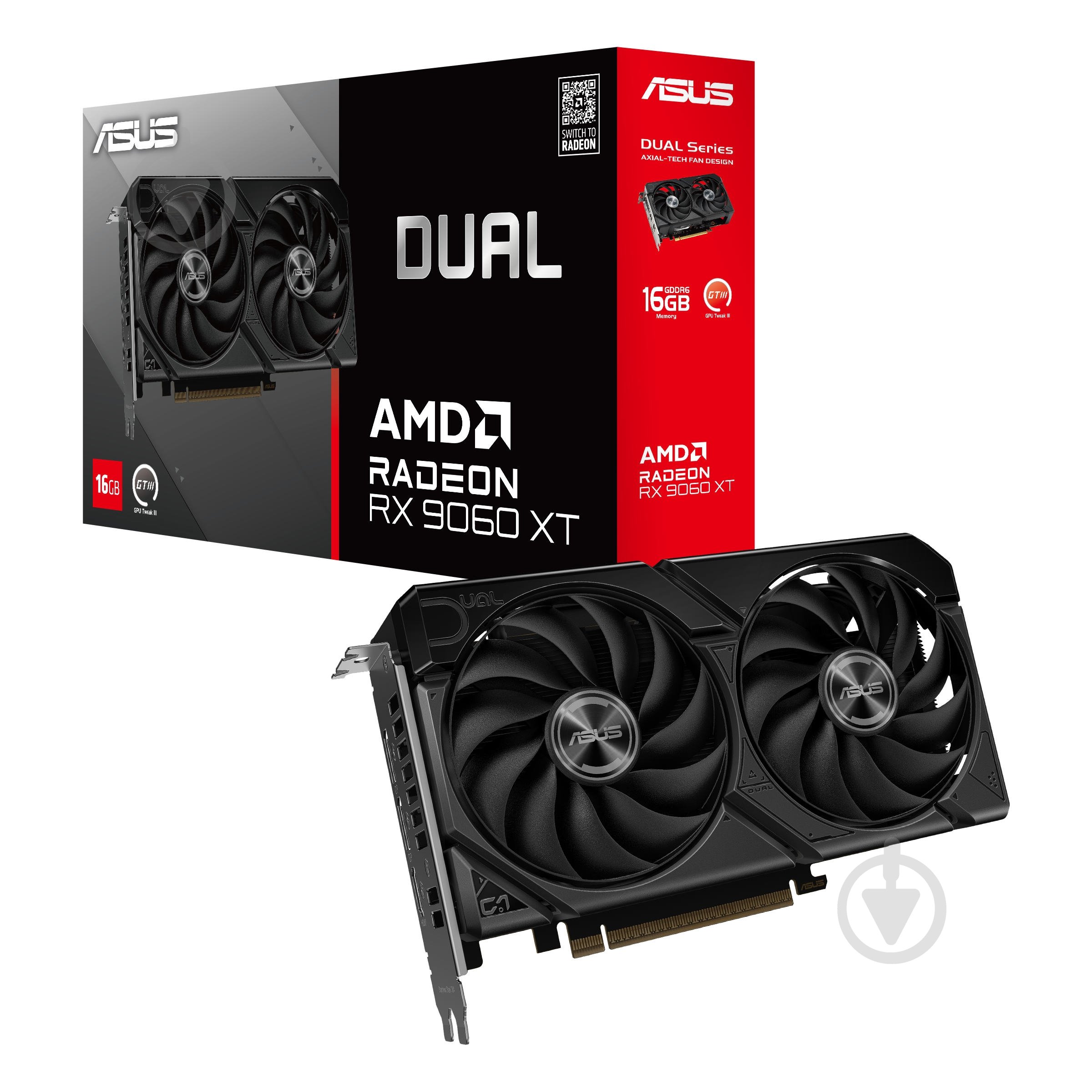 Відеокарта Asus AMD Radeon RX 9060 XT 16GB GDDR6 128bit (90YV0LG2-M0NA00) - фото 12