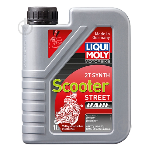 Моторное масло синтетическое Liqui Moly Motorbike 2t Synth Scooter 1 л (1053) - фото 1 Моторное масло синтетическое Liqui Moly Motorbike 2t Synth Scooter 1 л (1053) - фото 1