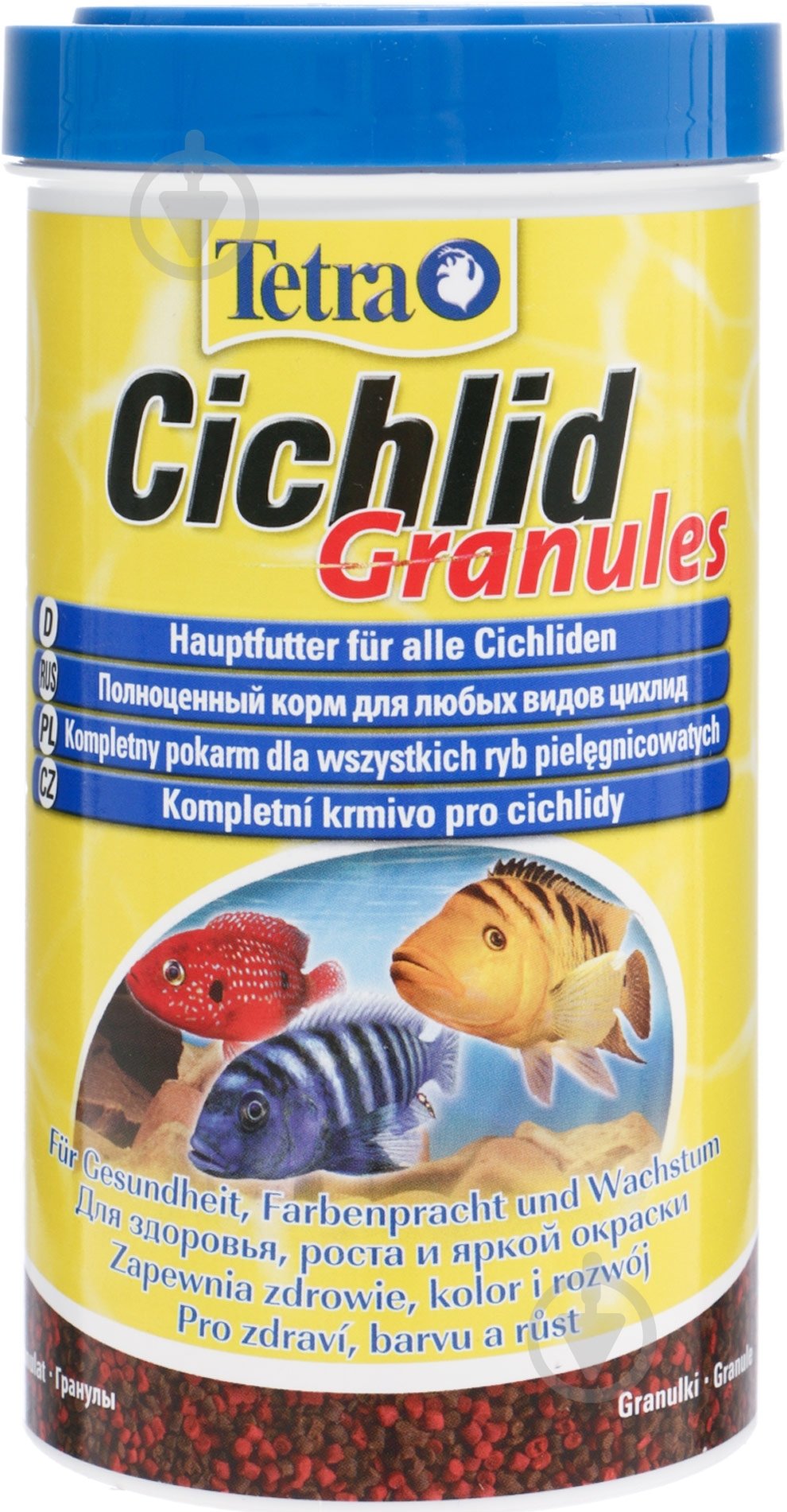 Корм Tetra Cichlid Granules 500 мл (рыба и побочные рыбные продукты) - фото 1 Корм Tetra Cichlid Granules 500 мл (рыба и побочные рыбные продукты) - фото 1