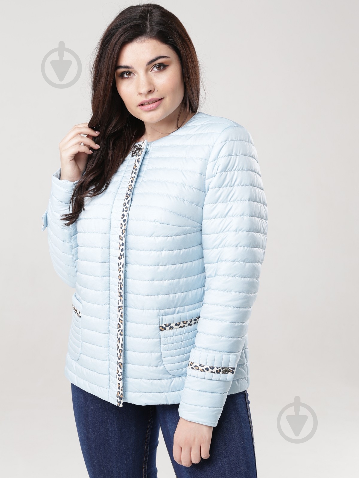 Куртка женская зимняя Adonis ШАРМ V19-381/Blue р.XL голубая - фото 2