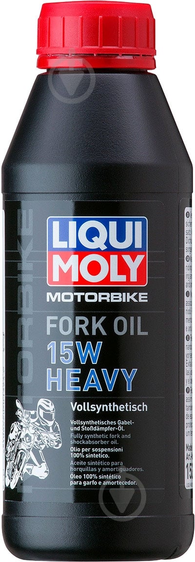 Масло Liqui Moly Motorbike Fork Oil Heavy 15W 0,5 л(7558) - фото 1 Масло Liqui Moly Motorbike Fork Oil Heavy 15W 0,5 л(7558) - фото 1