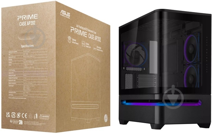 Корпус Asus Prime AP202 black - фото 20