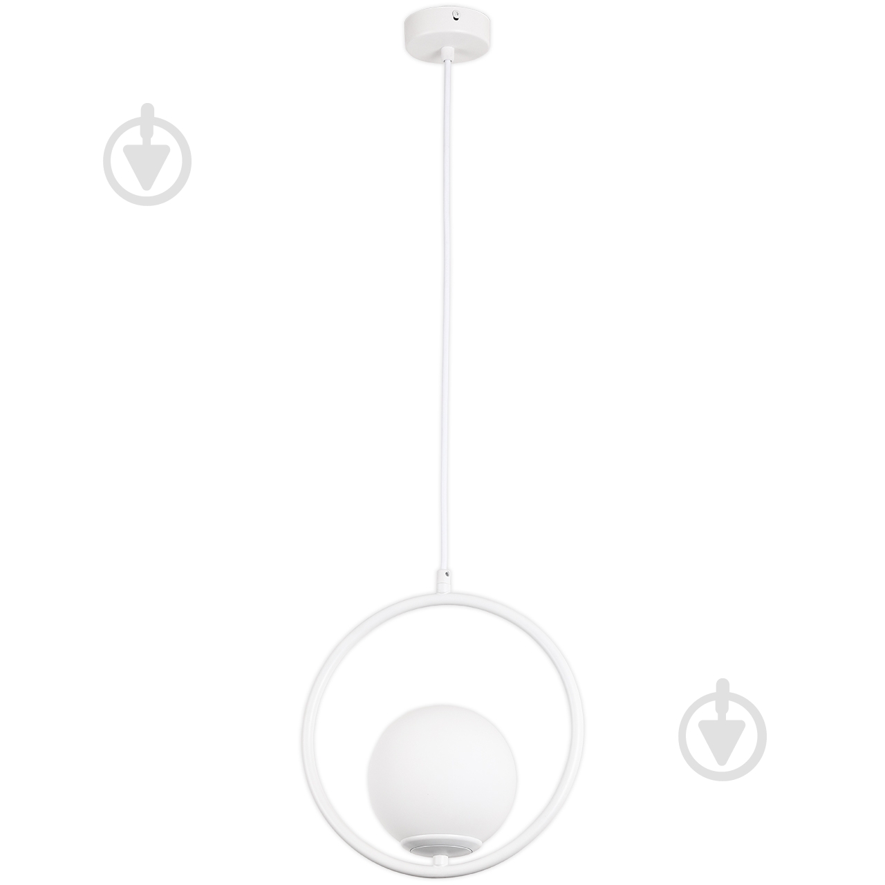 ВІТРИНА! Підвіс Hopfen 1x40 Вт E14 білий Balle 1C - WH - фото 2 ВІТРИНА! Підвіс Hopfen 1x40 Вт E14 білий Balle 1C - WH - фото 2