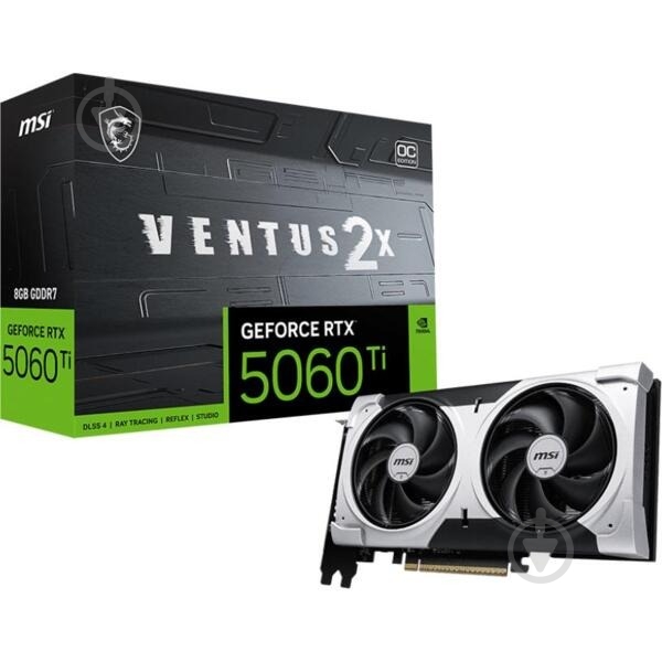 Відеокарта MSI GeForce RTX 5060 Ti 8GB GDDR7 128bit (912-V536-001) - фото 8 Відеокарта MSI GeForce RTX 5060 Ti 8GB GDDR7 128bit (912-V536-001) - фото 8