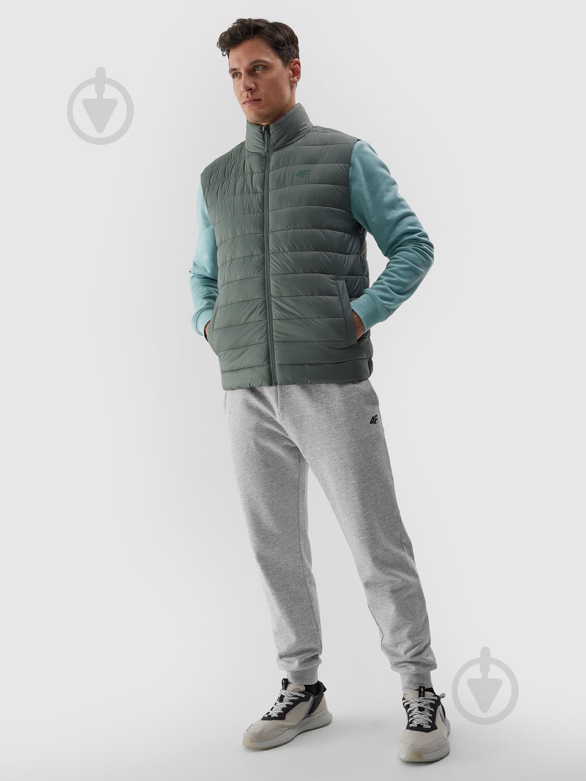Жилет 4F VEST JACKET M098 4FWSS24TVJAM098-42S р.M серый - фото 2