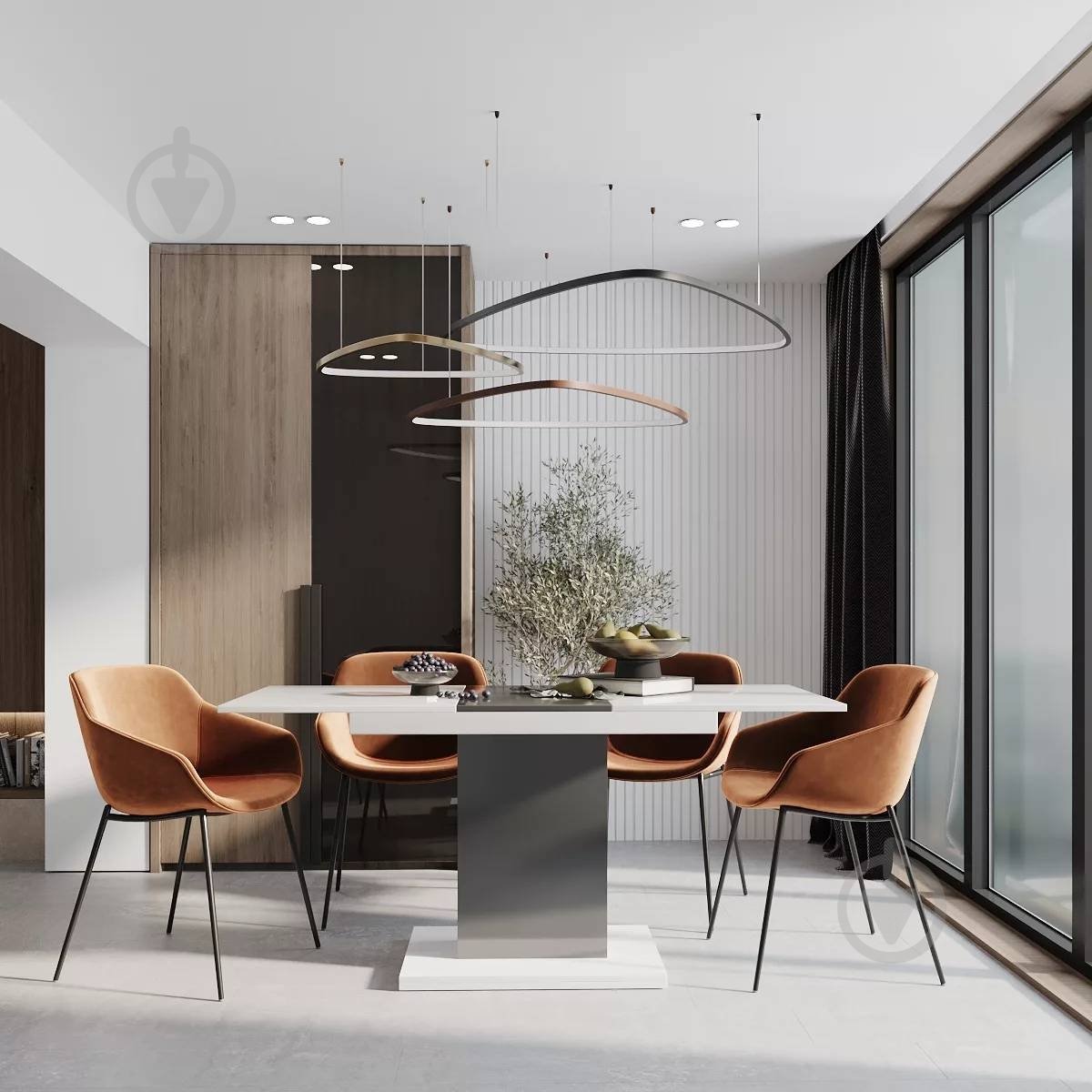 Стол-трансформер ART IN HEAD Каспер 1200(1600)x690x750мм белый/графит - фото 3 Стол-трансформер ART IN HEAD Каспер 1200(1600)x690x750мм белый/графит - фото 3