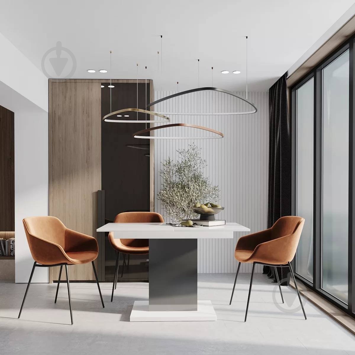 Стол-трансформер ART IN HEAD Каспер 1200(1600)x690x750мм белый/графит - фото 4 Стол-трансформер ART IN HEAD Каспер 1200(1600)x690x750мм белый/графит - фото 4