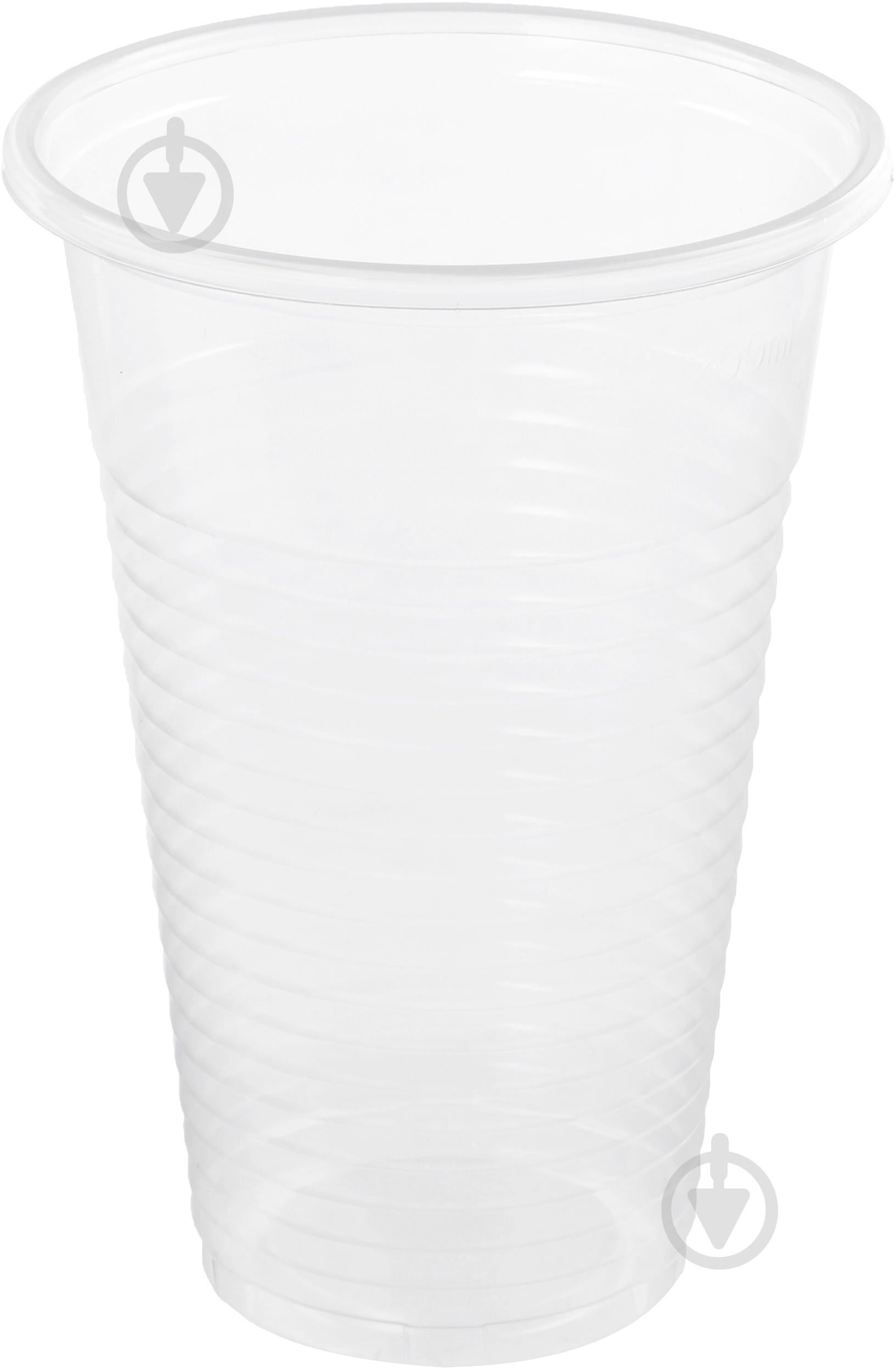 Стакан одноразовый пластиковый Эконом 200 мл 100 шт. - фото 1