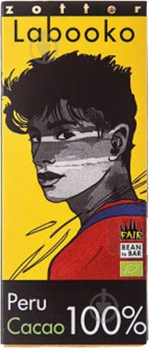 Черный шоколад Zotter Перу 100% 2х32,5 г - фото 1 Черный шоколад Zotter Перу 100% 2х32,5 г - фото 1