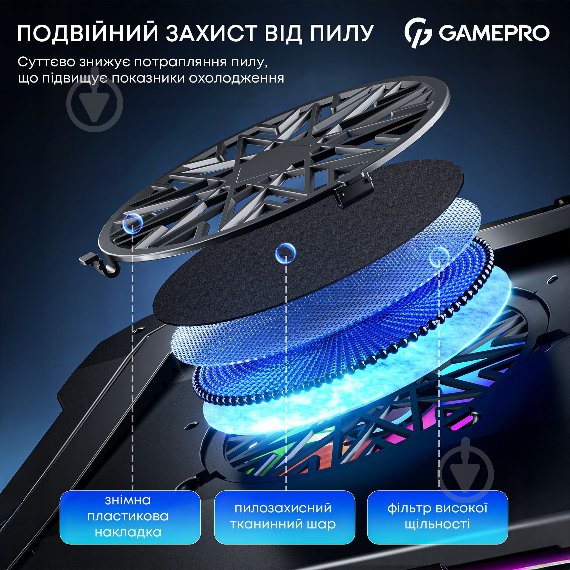 Підставка для ноутбука GamePro CP950 (CP950) - фото 9