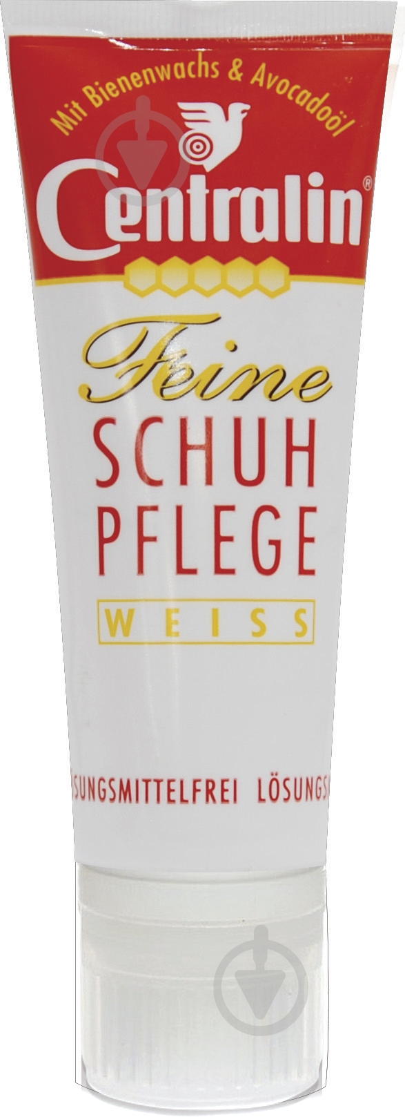 Крем для обуви Centralin в тубе 75 мл белый - фото 1