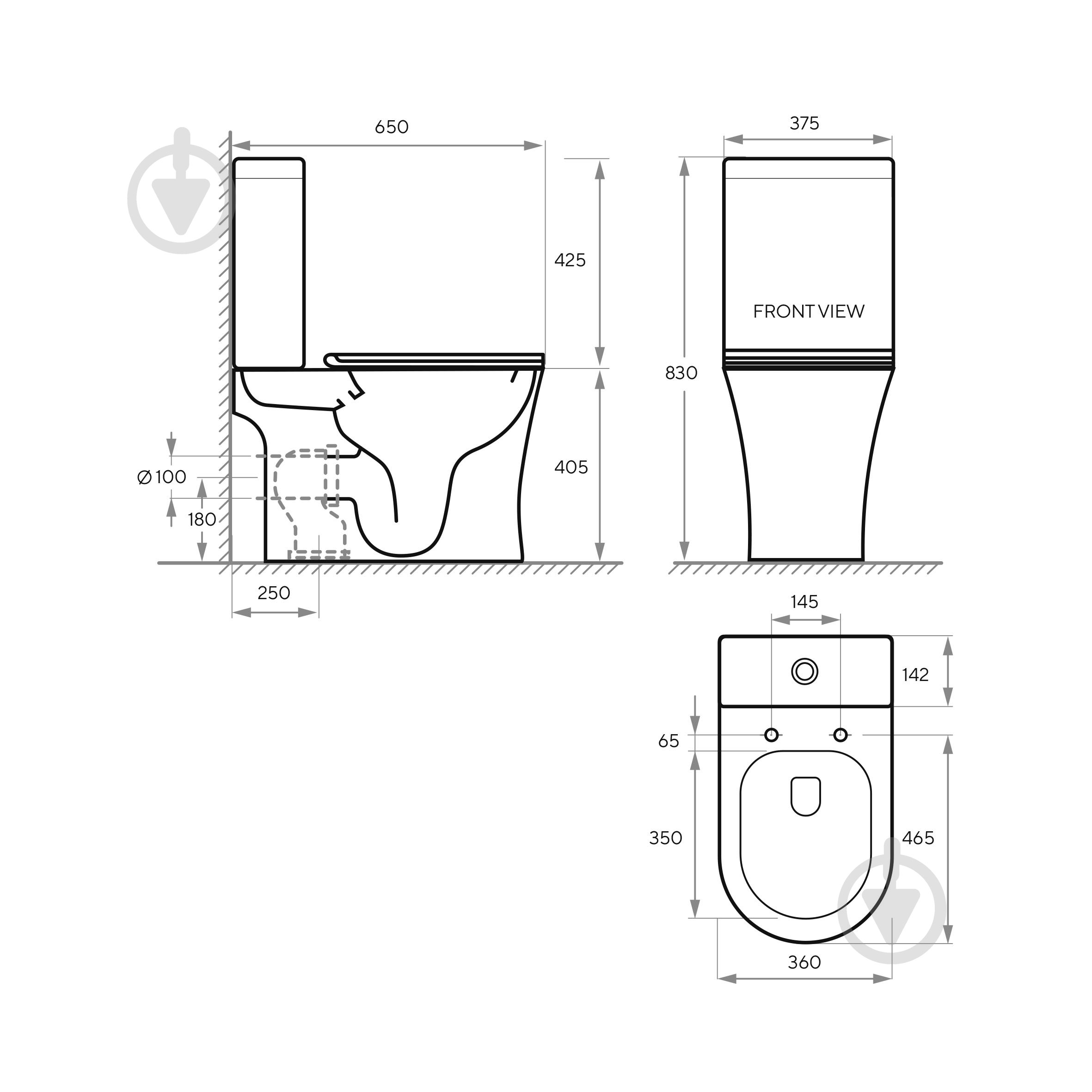 Унитаз-компакт Koller Pool DAKOTA - фото 2
