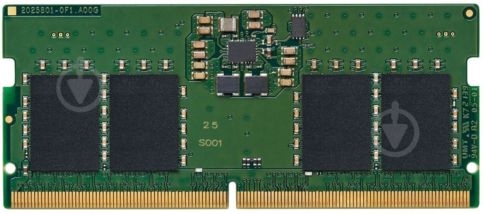 Оперативна пам'ять Kingston SODIMM DDR5 8 GB (1x8GB) 5600 MHz (KVR56S46BS6-8) - фото 1 Оперативна пам'ять Kingston SODIMM DDR5 8 GB (1x8GB) 5600 MHz (KVR56S46BS6-8) - фото 1