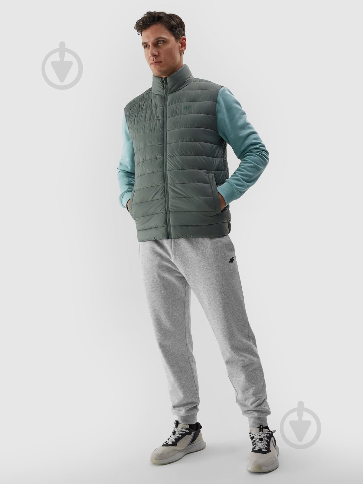 Жилет 4F VEST JACKET M098 4FWSS24TVJAM098-42S р.S серый - фото 2