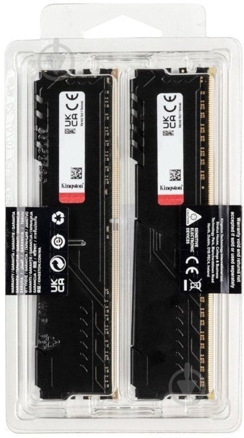 Оперативна пам'ять Kingston DDR4 SDRAM 16 GB (2x8GB) 3200 MHz (KF432C16BBK2/16WP) Fury Beast - фото 6 Оперативна пам'ять Kingston DDR4 SDRAM 16 GB (2x8GB) 3200 MHz (KF432C16BBK2/16WP) Fury Beast - фото 6