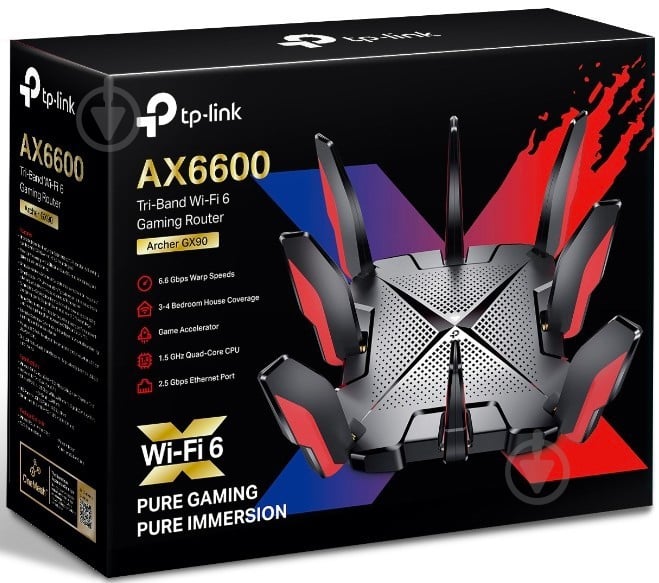 Маршрутизатор TP-Link ARCHER GX90 AX6600 (ARCHER-GX90) - фото 4