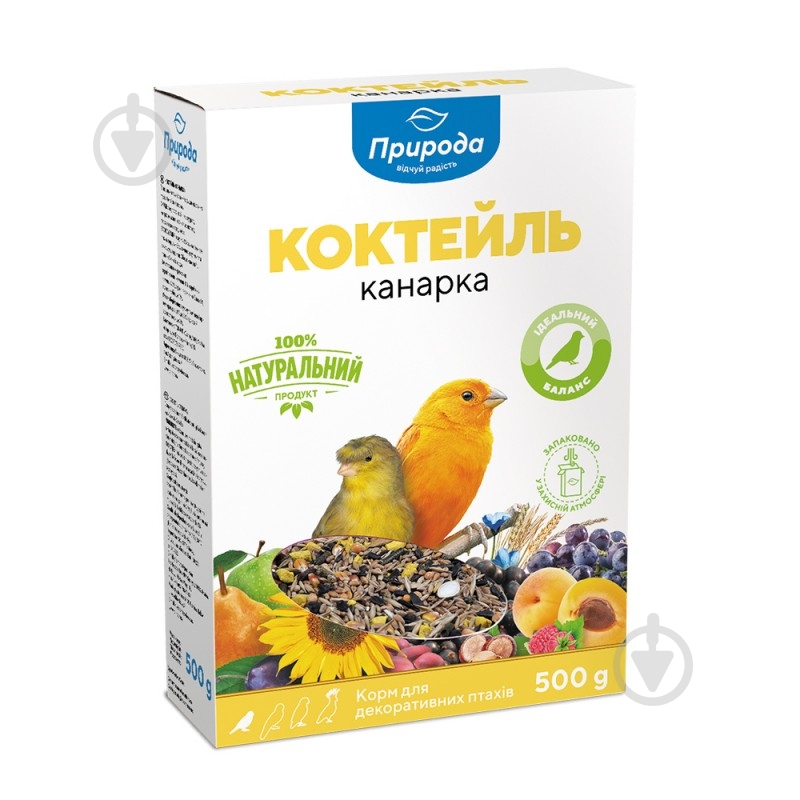 Корм Коктейль Канарейка 500 г PR740032 - фото 1 Корм Коктейль Канарейка 500 г PR740032 - фото 1