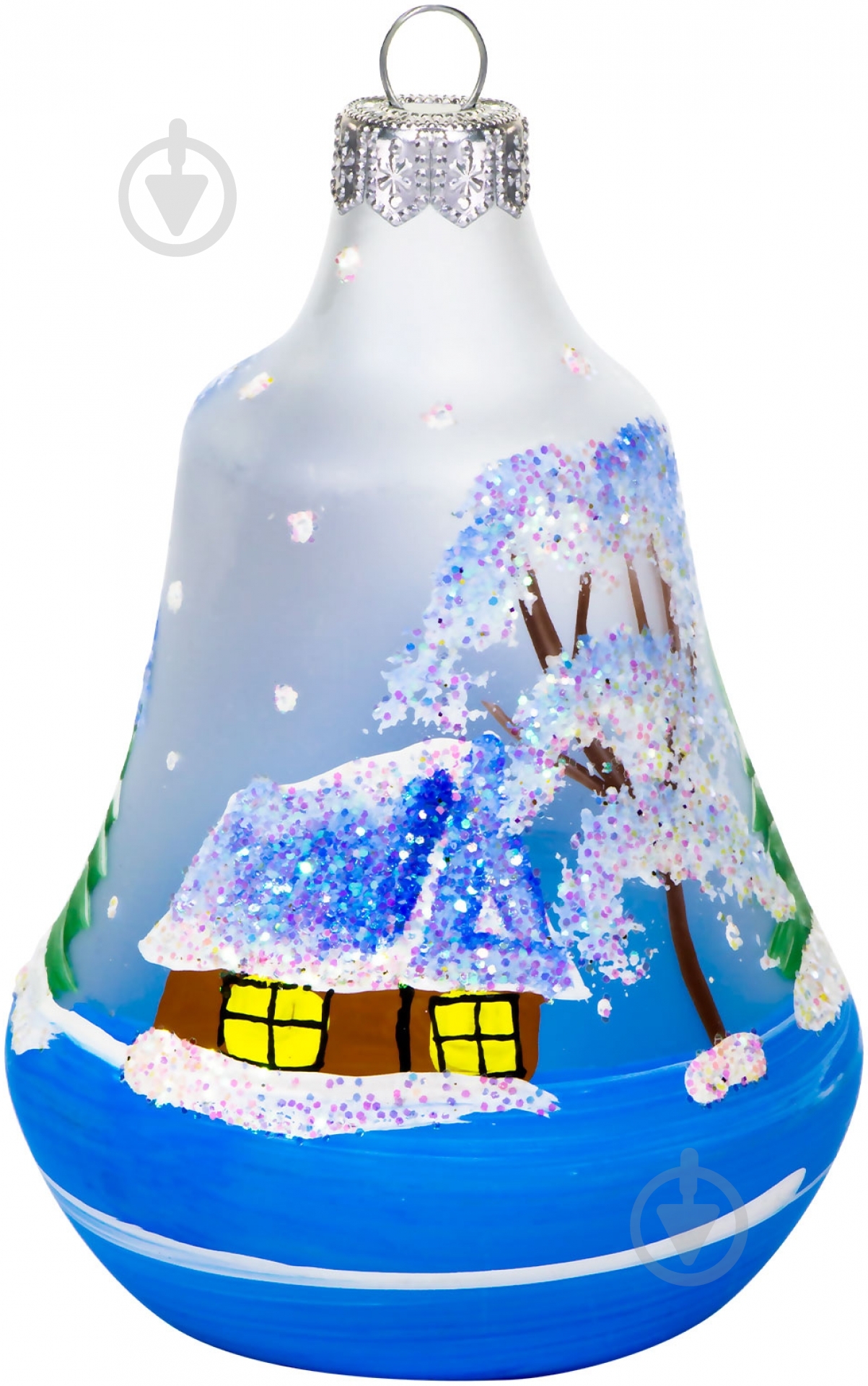 Елочная игрушка Колокольчик 9 см - фото 1