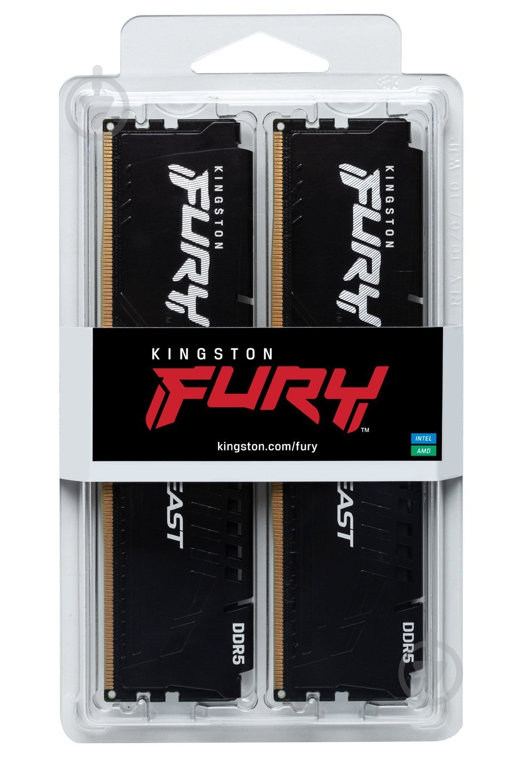 Оперативная память Kingston DDR5 SDRAM 16 GB (2x8GB) 6000 MHz (KF560C36BBEK2-16) Fury Beast - фото 6 Оперативная память Kingston DDR5 SDRAM 16 GB (2x8GB) 6000 MHz (KF560C36BBEK2-16) Fury Beast - фото 6