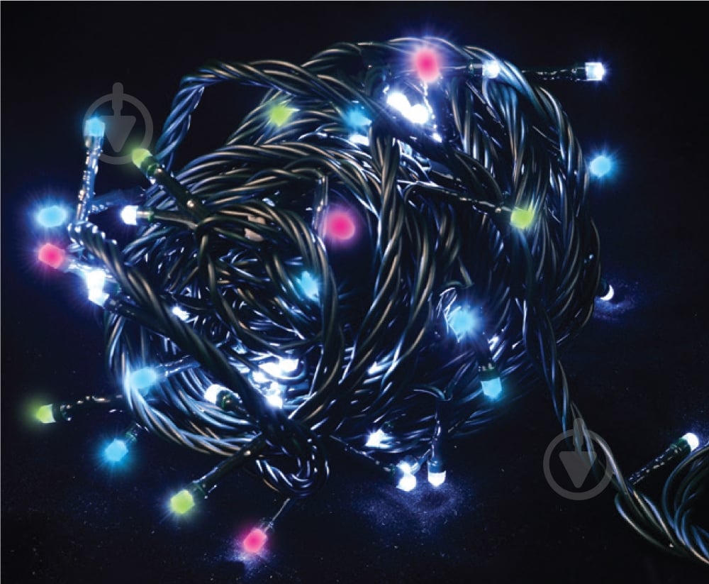 Электрогирлянда линейная Феєрія разноцветная встроенный светодиод (LED) 200 ламп 20 м - фото 1