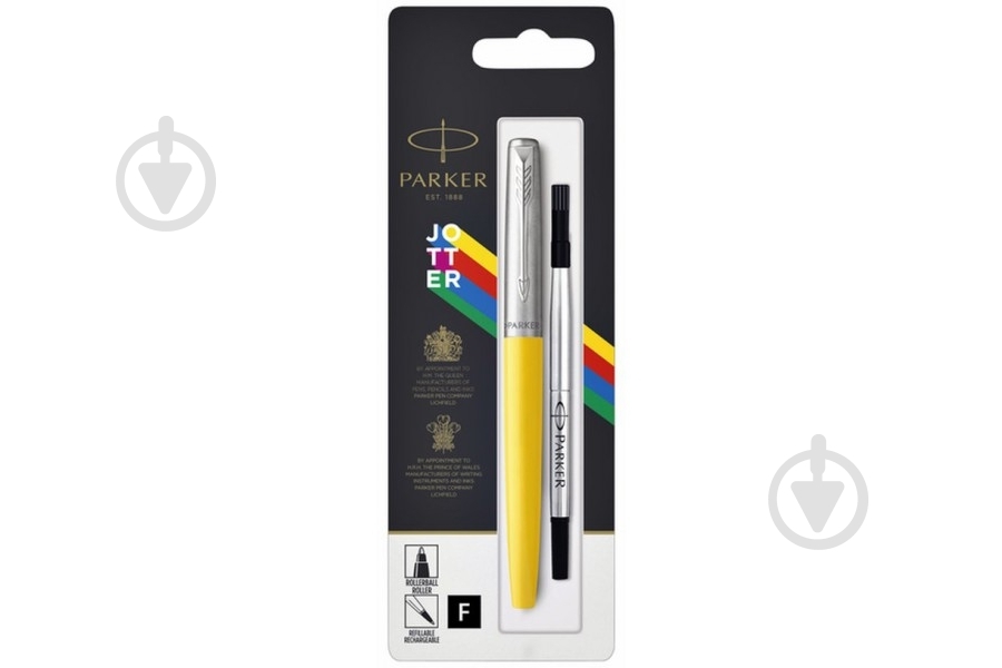 Ручка-роллер Parker Jotter Yellow 15 326 - фото 1 Ручка-роллер Parker Jotter Yellow 15 326 - фото 1
