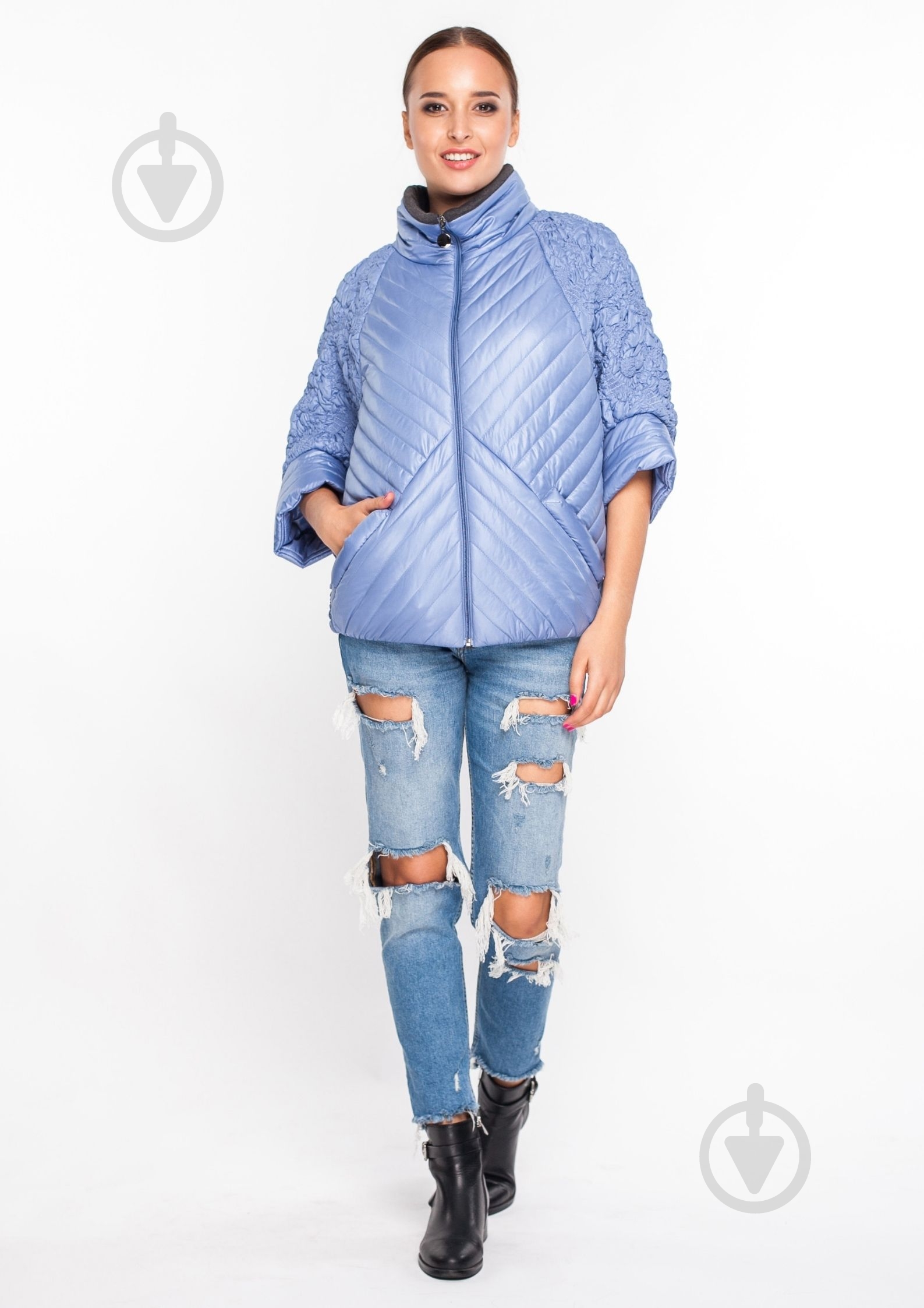 Куртка женская зимняя Adonis ШАРОН V17-249/1545 blue р.L синяя - фото 2