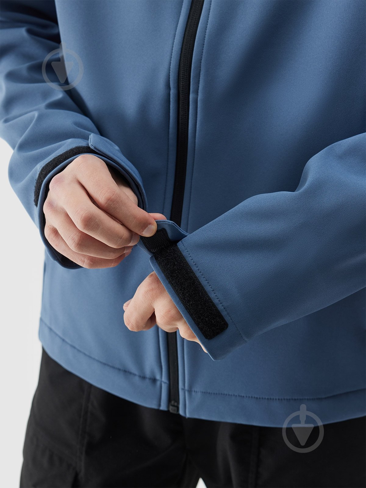 Ветровка мужская демисезонная 4F SOFTSHELL JACKET M324 4FWSS25TSOFM324-32S р.M синяя - фото 4