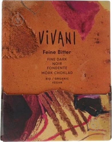 Черный шоколад Vivani органический 200х5 г - фото 1 Черный шоколад Vivani органический 200х5 г - фото 1