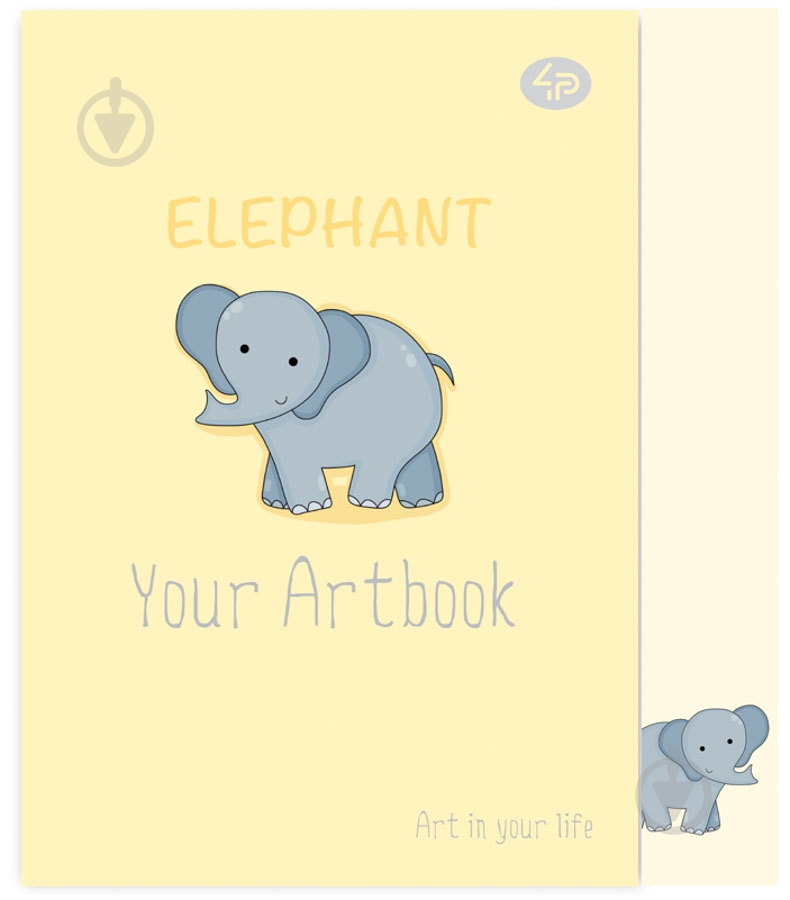 Блокнот "Artbook" elephant, A5 Uprofi plan - фото 1
