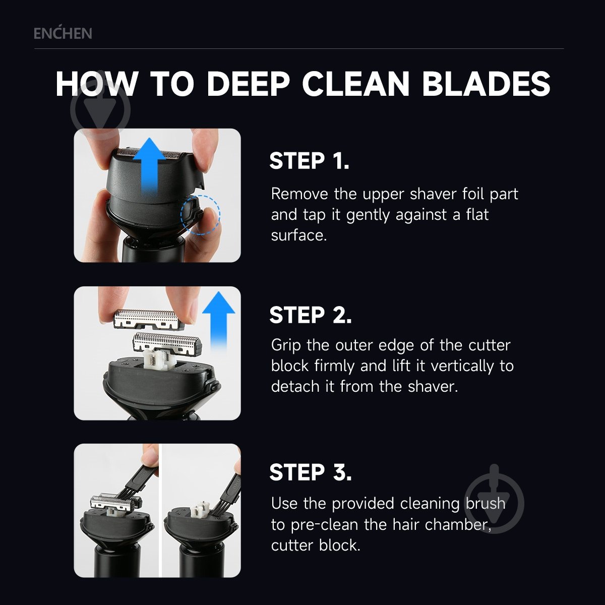 Электробритва ENCHEN MS001 (0277632016444) - фото 16 Электробритва ENCHEN MS001 (0277632016444) - фото 16