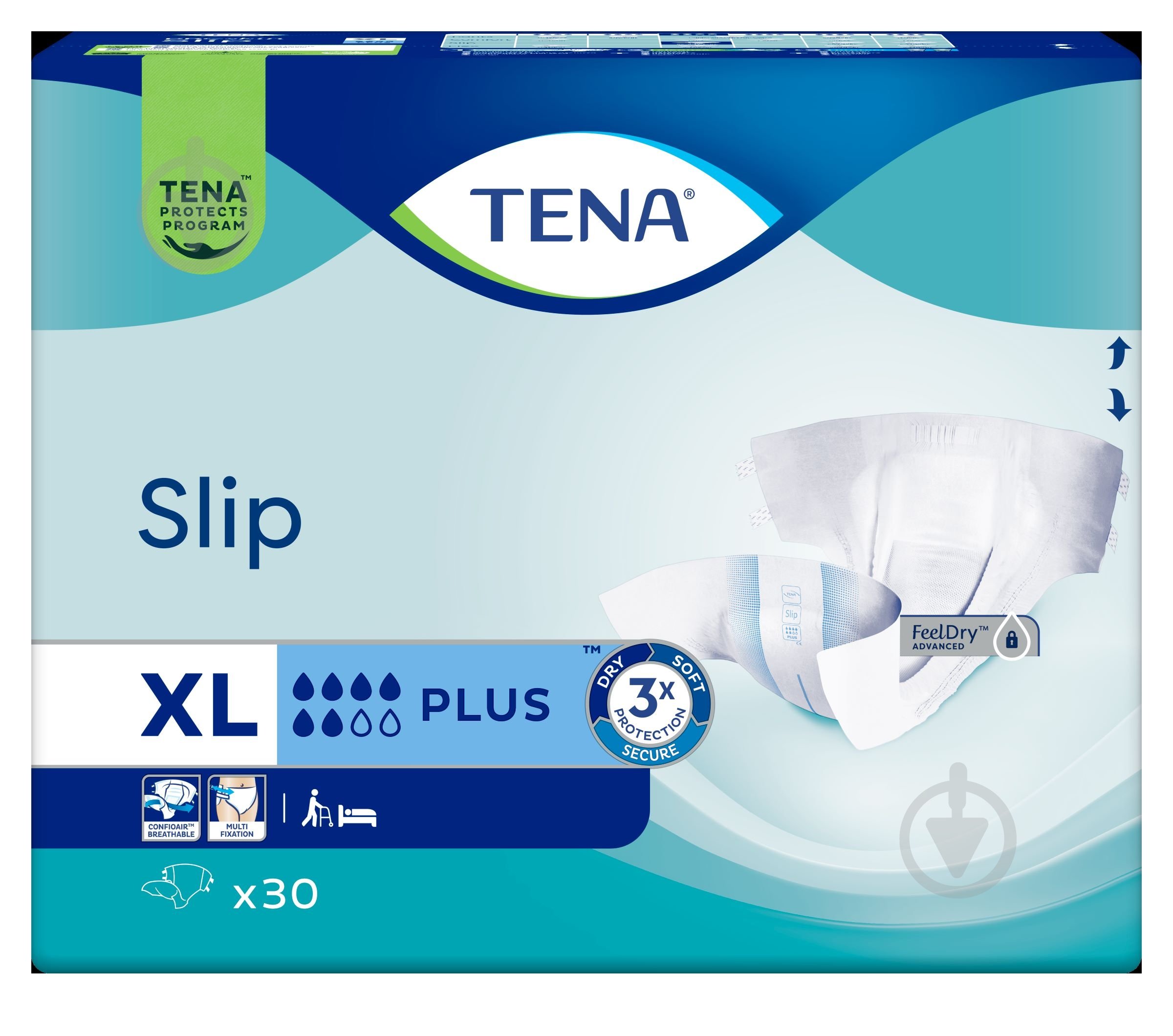Подгузники TENA Slip Plus XL 30 шт. - фото 2