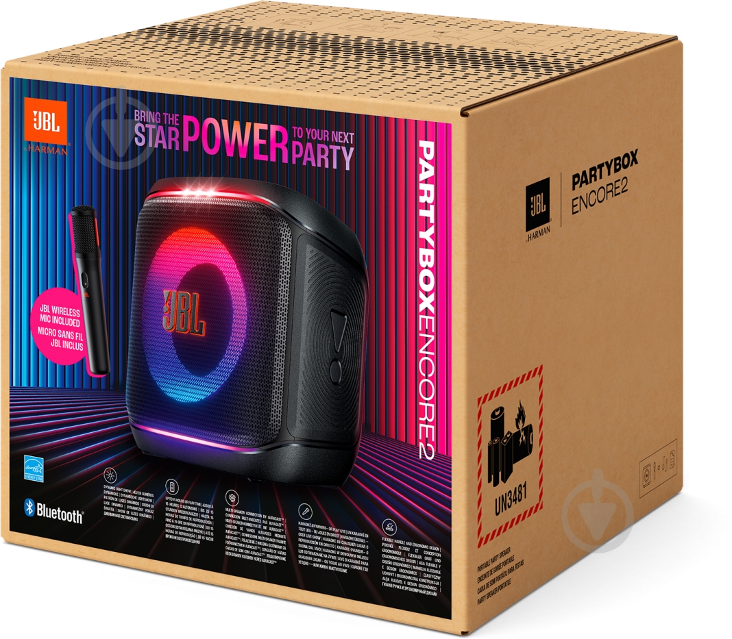 Акустична система JBL PARTYBOX ENCORE 2 black (JBLPBENCORE2EP) - фото 13
