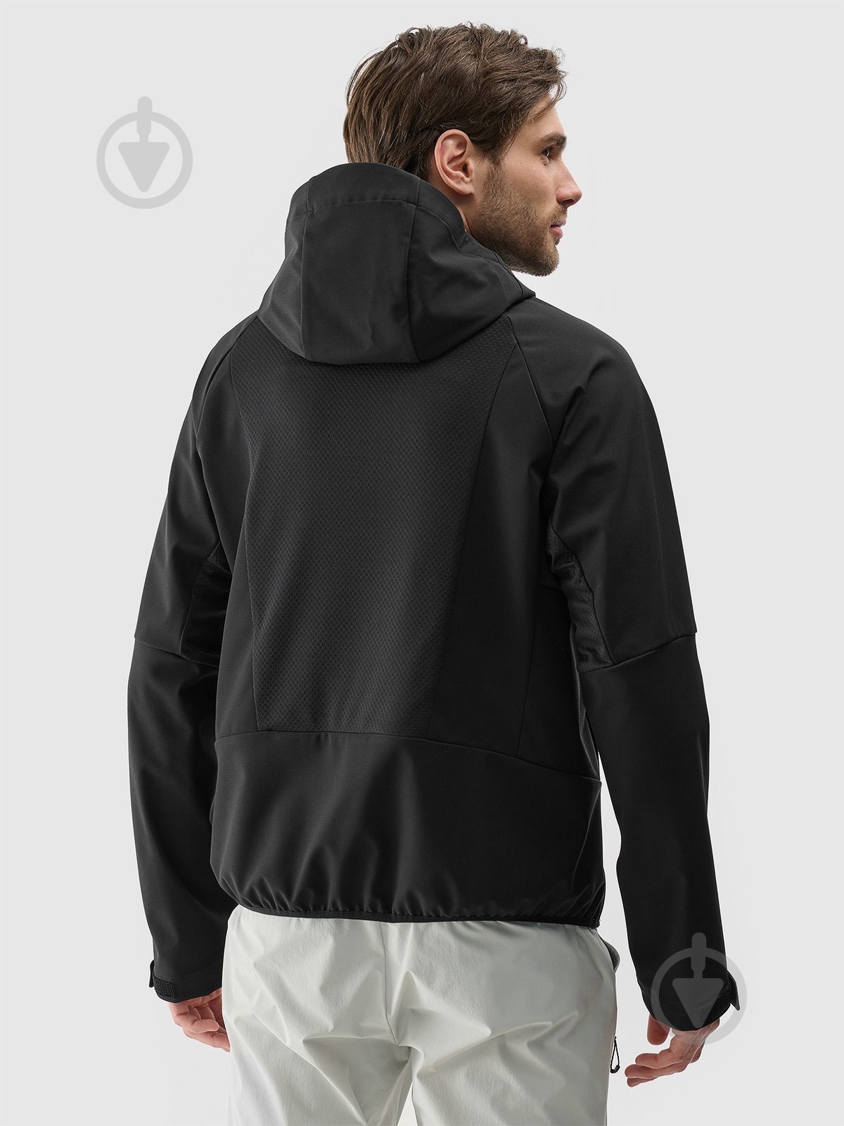 Куртка чоловіча 4F SOFTSHELL JACKET M313 4FWSS25TSOFM313-20S р.M чорна - фото 6