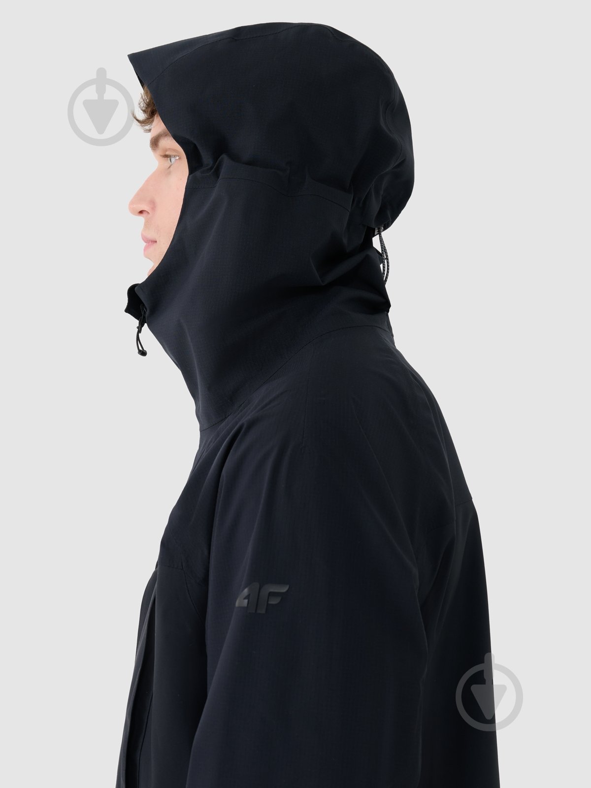 Ветровка мужская 4F TECHNICAL JACKET M711 4FWSS25TTJAM711-20S р.M черная - фото 4 Ветровка мужская 4F TECHNICAL JACKET M711 4FWSS25TTJAM711-20S р.M черная - фото 4