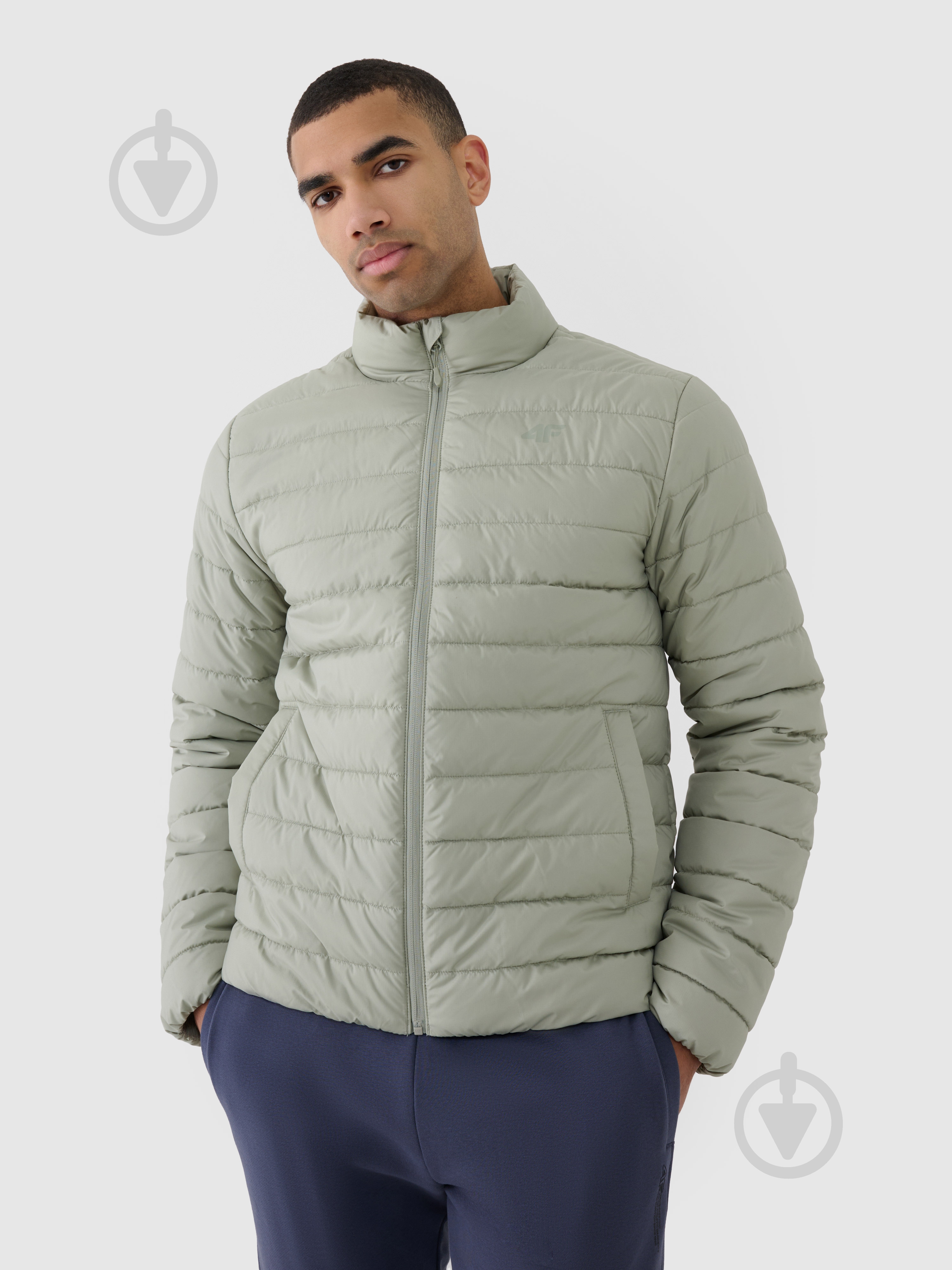 Куртка мужская демисезонная 4F DOWN JACKET M538 4FWSS25TDJAM538-44S р.S зеленая - фото 1 Куртка мужская демисезонная 4F DOWN JACKET M538 4FWSS25TDJAM538-44S р.S зеленая - фото 1