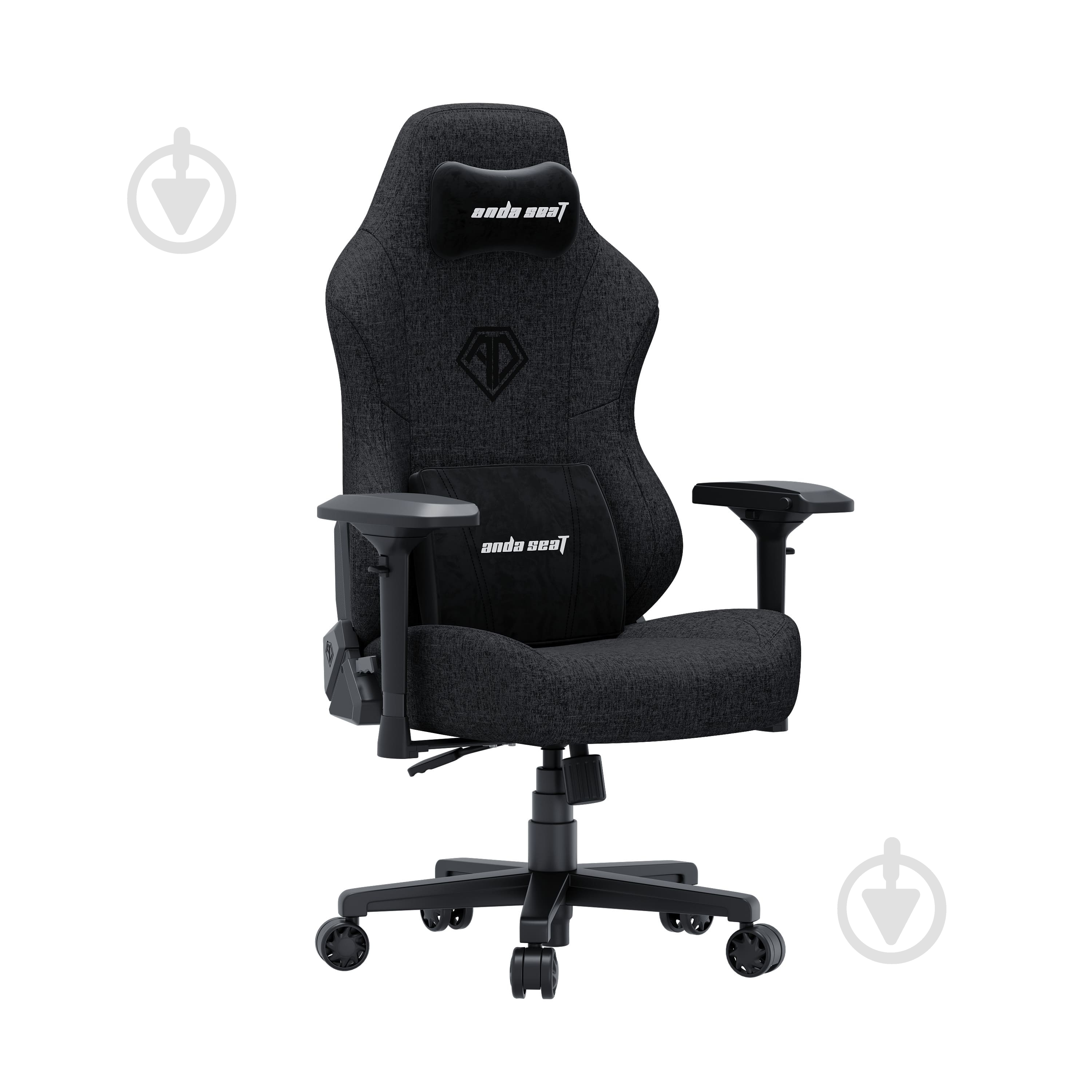 Кресло игровое Anda Seat Phantom 3 Pro Size L Dark Grey Linen Fabric серый - фото 3
