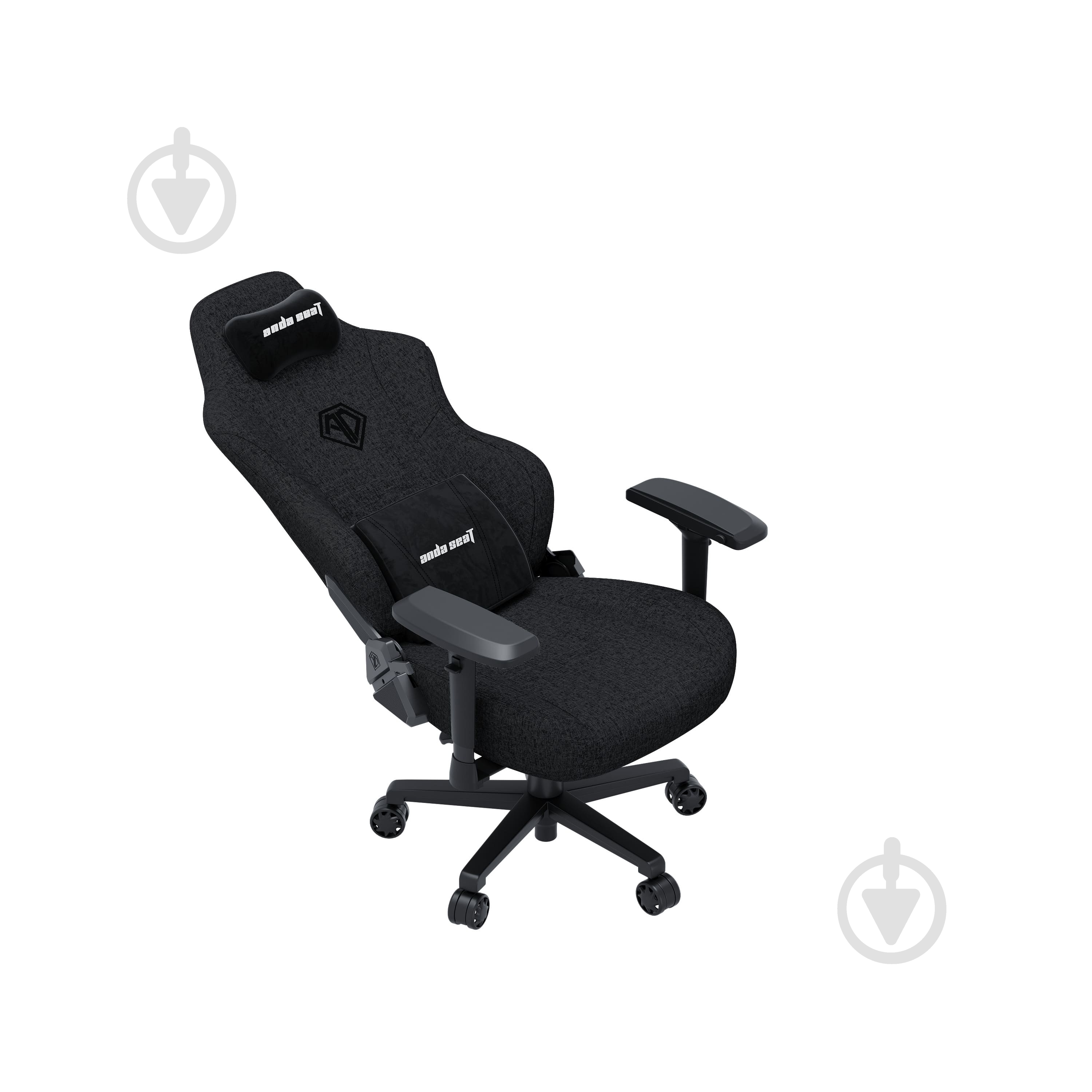Кресло игровое Anda Seat Phantom 3 Pro Size L Dark Grey Linen Fabric серый - фото 4