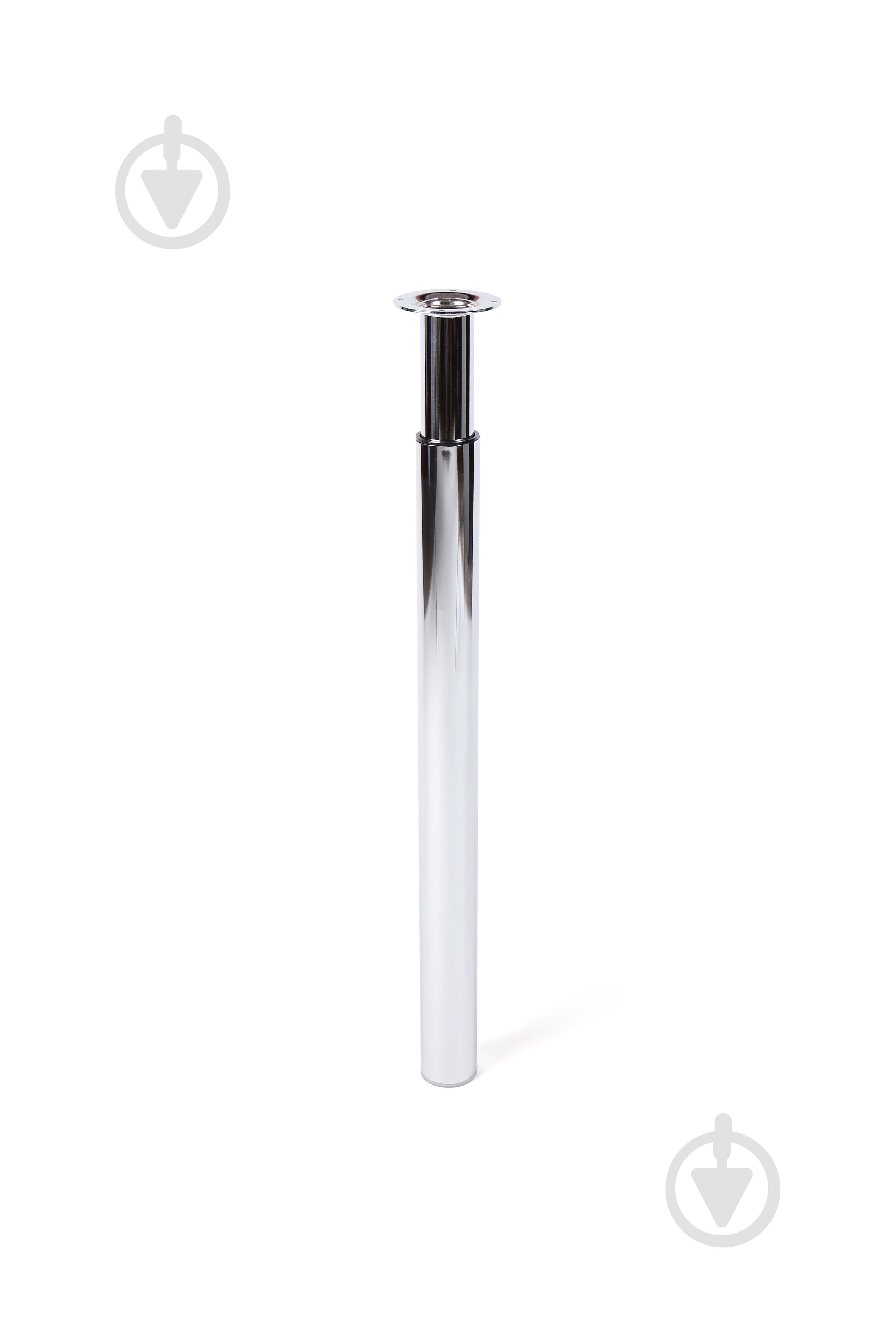 Мебельная ножка Larvij L61R70110CH60 60x700-1100 мм хром - фото 1