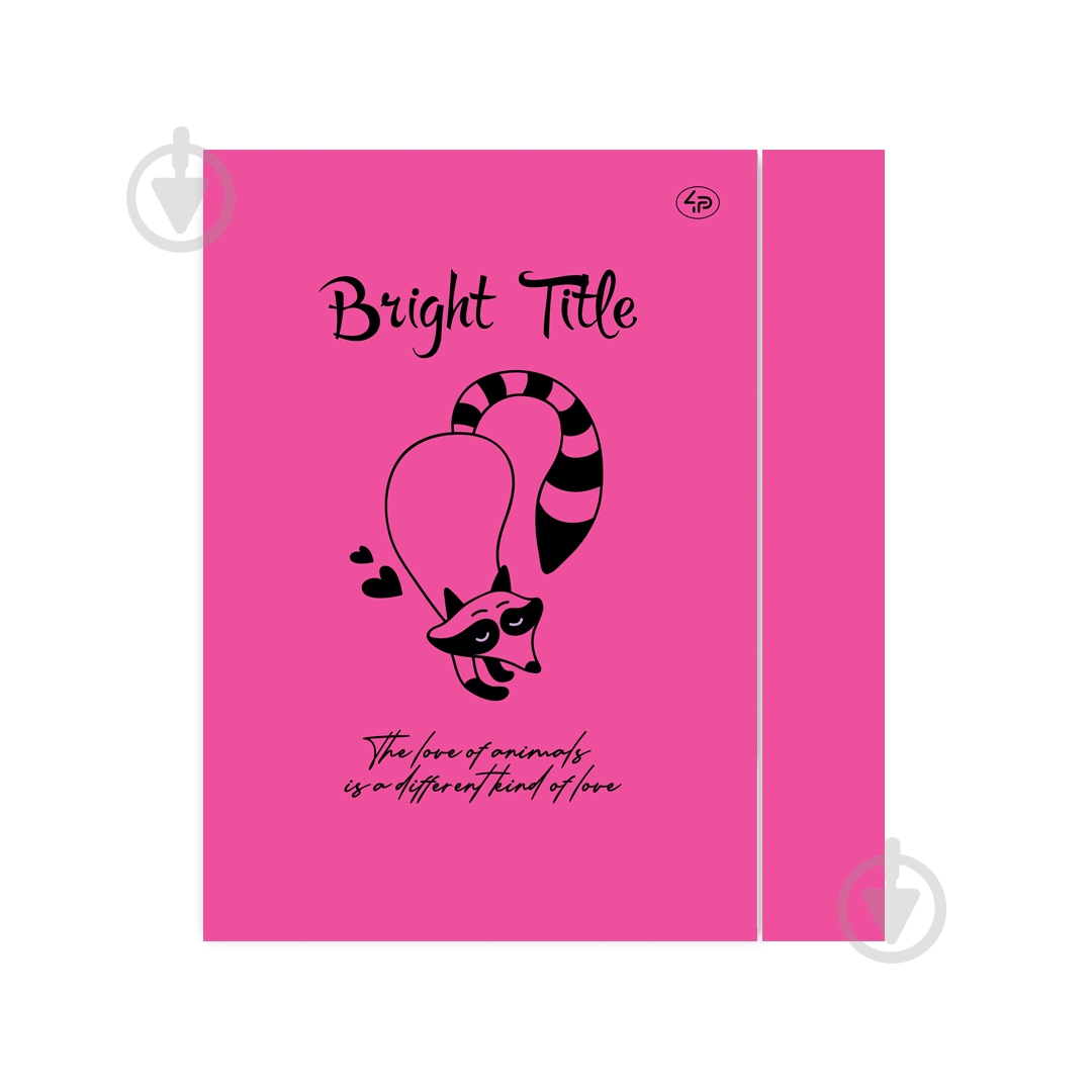 Блокнот "Bright Title note", raccoon, А6 Profiplan - фото 1 Блокнот "Bright Title note", raccoon, А6 Profiplan - фото 1