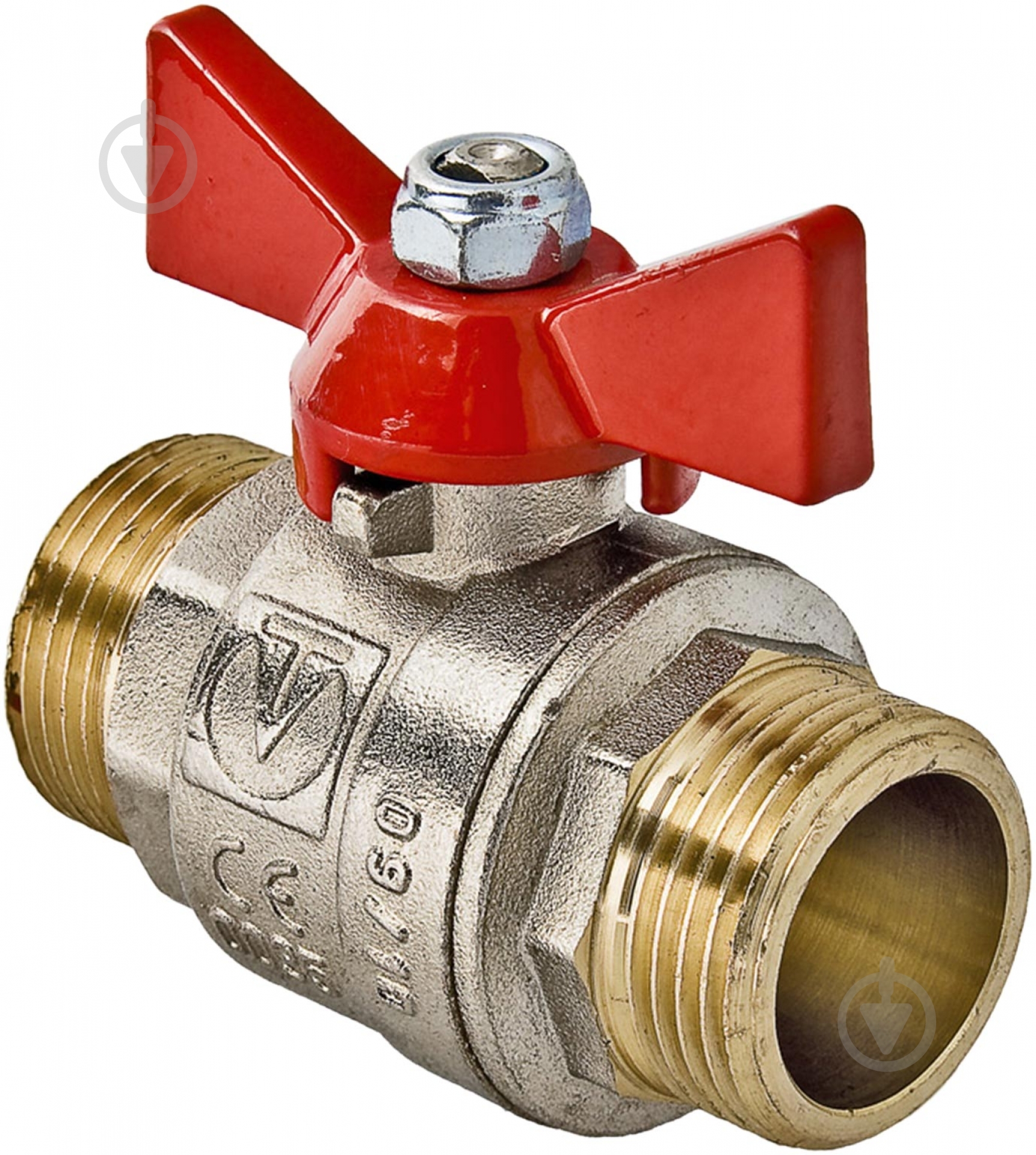 Кран шаровой Valtec BASE НН 1/2" бабочка - фото 1