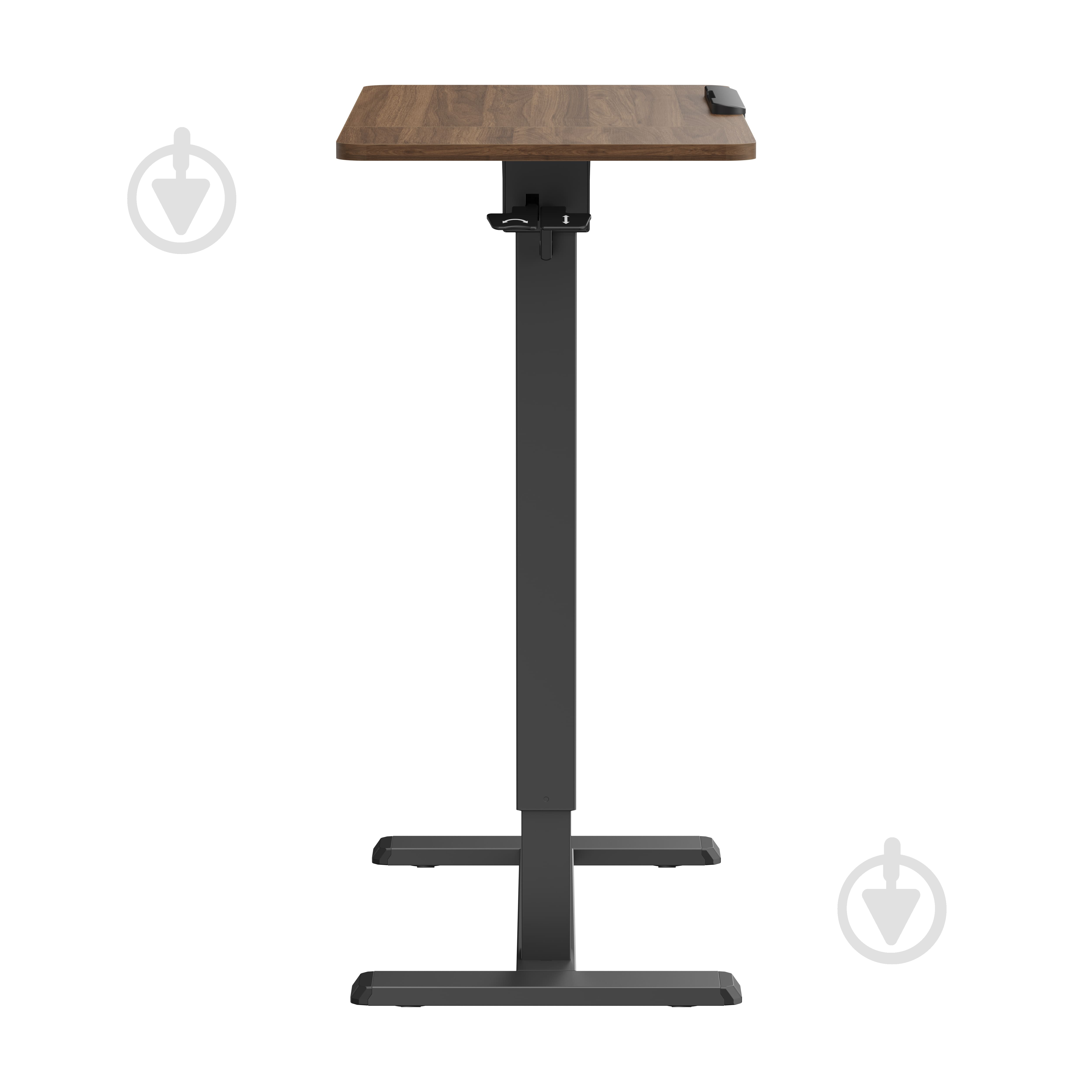 Стол компьютерный OfficePro ODM320DW Dark Wood/Black - фото 4 Стол компьютерный OfficePro ODM320DW Dark Wood/Black - фото 4